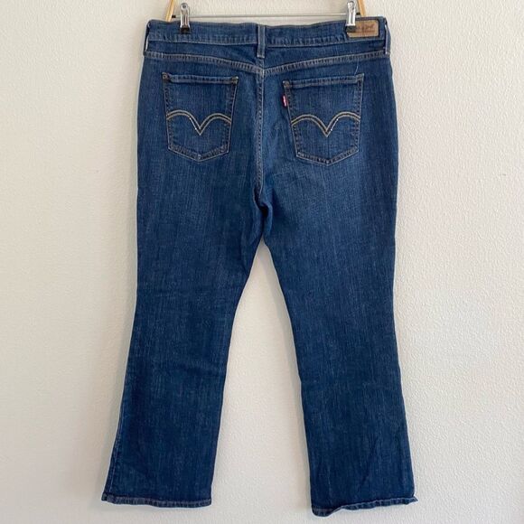 Levi’s 515 Bootcut Jeans Dark Wash Denim Size 14S - Picture 5 of 13